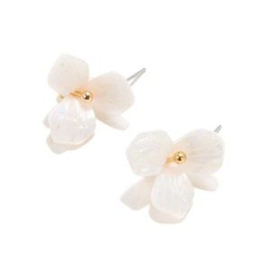Lele Sadoughi Trillium Button Studs